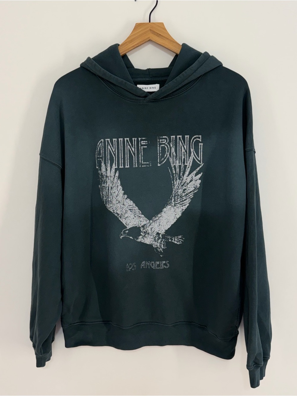 Anine Bing Women's Rowe Eagle Hoodie Size XS